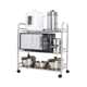 Microwave oven rack Oven multi-layer rack Kitchen storage rack Storage rack Living room rack Storage rack Organizing Floor-standing 3