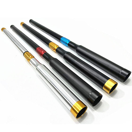 伸缩套筒球杆加长器全铝英式小头杆斯诺克桌球杆加长套筒台球配件