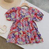 2-16 Австралийских девушек льняно-изделия с шелковым шелковым вырезом, прохладное платье A-Line