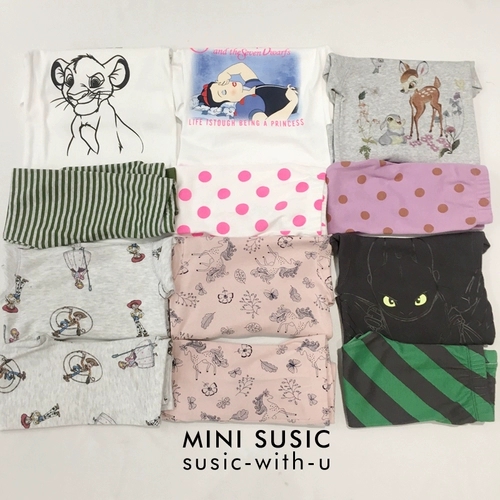 Хлопковая мультяшная пижама подходит для мужчин и женщин, термобелье, штаны, 1-10 лет