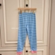Синие и белые горизонтальные штаны