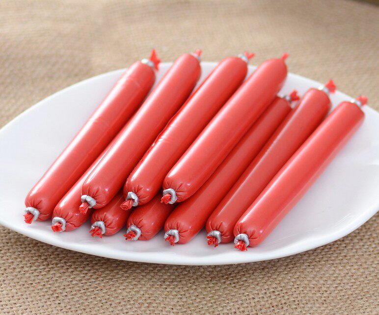 Low-salt beef sausage for dogs and cats Pet dog ham sausage Pet food Dog treats wet food