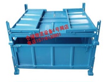Heavy Iron Plate Box Logistics Turnover Box Bin Storage Cage Folded Plate Case Metal Box Material Box Iron Frame