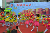 Hawaiian hard ring steel wire garland round garland festival games gymnastics dance event props