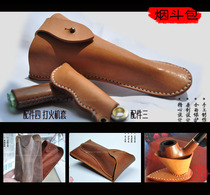 Bo Palace leather r009 pipe bag genuine leather handmade first layer cowhide custom cigarette bag