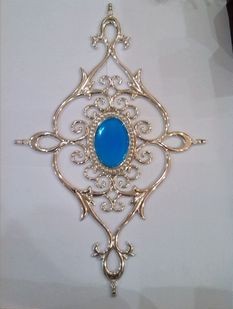 Titanium aluminum alloy door flat door hanging door lifting sliding door fitting double face gold sand decoration flower glass clamp pipe to pick up flowers