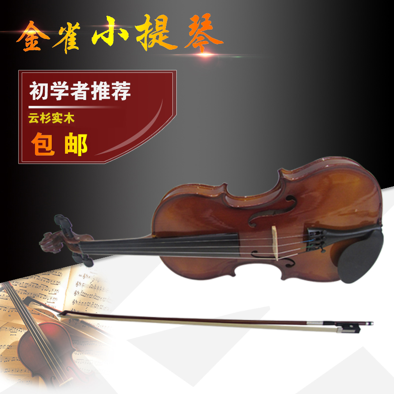 Waves Musical Instruments Golden Nock Cards Violin Beginners Children Violin Professional Class Violin Children-Taobao