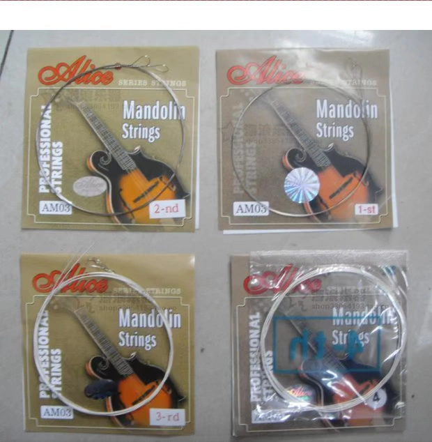 Công cụ sóng mandolin chuỗi mandolin chuỗi harpsichord thiết lập chuỗi chất lượng thương hiệu cũ Alice chuỗi - Phụ kiện nhạc cụ Cách kẹp Capo guitar