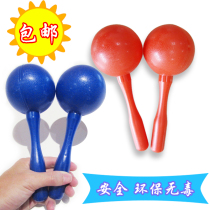 Wave musical instrument maracas musical instrument maracas childrens toys plastic maracas musical instrument round maracas percussion instrument popularity