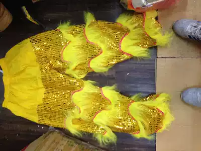 Waves musical instruments lion dance supplies lion dance dragon dance clothing lion dance pants bead cloth artificial production hot sale recommendation