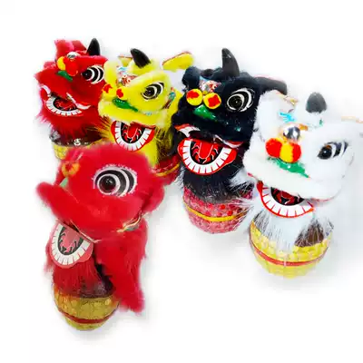 Wave musical instrument large lion drum seat lion decoration handmade lion dance dragon dance props lion dance ornaments popular