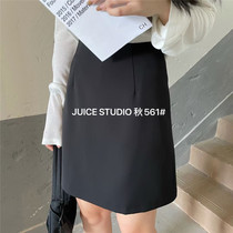 JUICESTUDIO500 suit short skirt summer new hip A-line version of anti-light all-match thin skirt