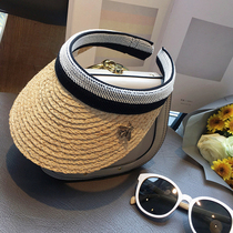 Summer New Lafi Straw Space Cap Net Red Same Little Paddle Hat Beach Sunproof Duck Tongue Hat