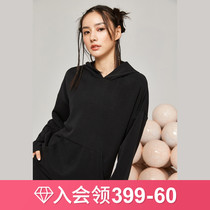 Runaway Lolita fitness suit training running sports jacket womens outdoor hooded breathable yoga long sleeve top