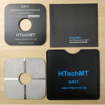 Sand blasting comparison plate HTechMT shot blasting comparison sample block SA3 level shot blasting surface roughness comparison sample block