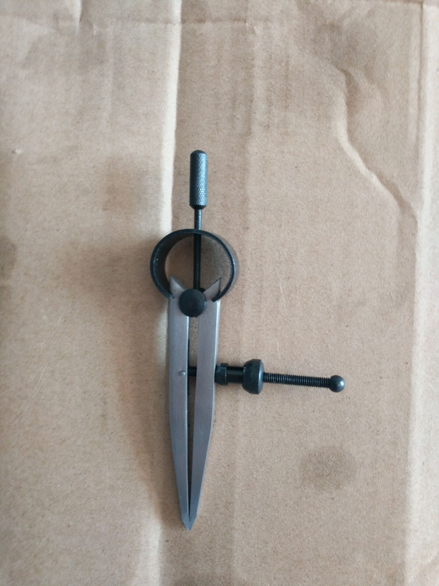 Fitter drawing gauge Spring compass Woodworking industry planning tungsten carbon steel head inlaid alloy material Wear-resistant 75