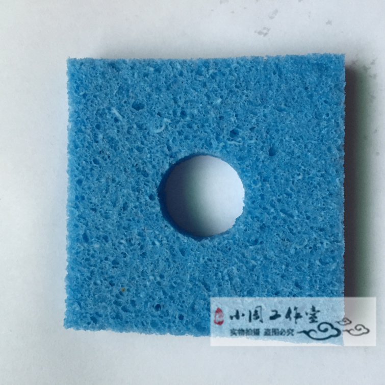 Thickened heat resistant sponge high temperature resistant sponge compression sponge branded iron head clean wipe