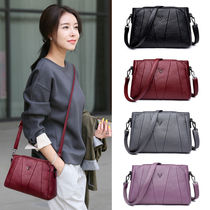  Hong Kong I Tgreg leather small bag new trendy womens soft leather bag fashion all-match one shoulder messenger small square bag