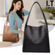 Hong Kong I.Tgreg Women's Genuine Leather Commuter Bag Cowhide Tote Bag Versatile Large Capacity Shoulder Bag Simple Large Bag