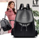 Hong Kong I.Tgreg Backpack, Cowhide Multifunctional Genuine Leather Black Large Capacity Versatile Youth Backpack Mommy Bag