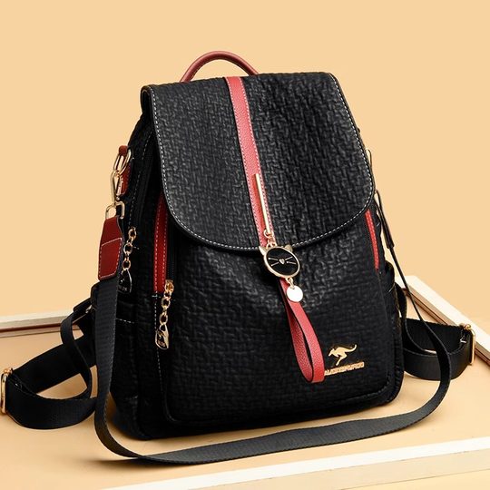 Hong Kong I.Tgreg genuine leather backpack fashion casual large capacity travel backpack women's casual versatile soft leather bag