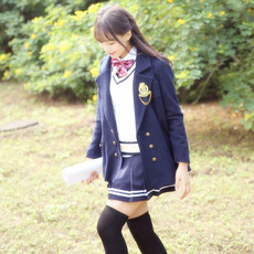 Школьная форма 韩版新品春秋英伦风女中高学生制服呢大衣日本学院风校服气质套装
