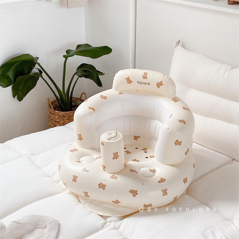 Korea ins baby school chair baby inflatable sofa portable anti-fall multi-functional children's dining chair foldable