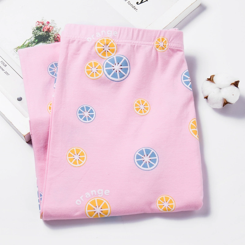 Quần mùa thu nữ cotton đơn mảnh mặc quần mỏng phần học sinh thanh niên cotton quần cotton đáy quần hoạt hình quần giữ nhiệt nhung nam