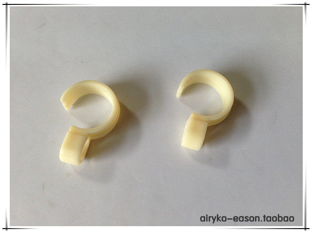 Plastic wind hook 28-32mm stainless steel pipe card hook drying rod wind hook Plastic elastic card thickened section