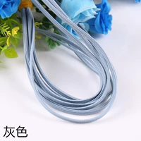 Серая 2 м маленькая плоская веревка 3 мм