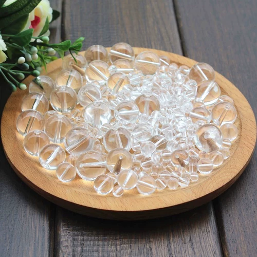 Прозрачные стеклянные бусины, штора, браслет из бисера ручной работы, аксессуар с аксессуарами, набор материалов, «сделай сам»