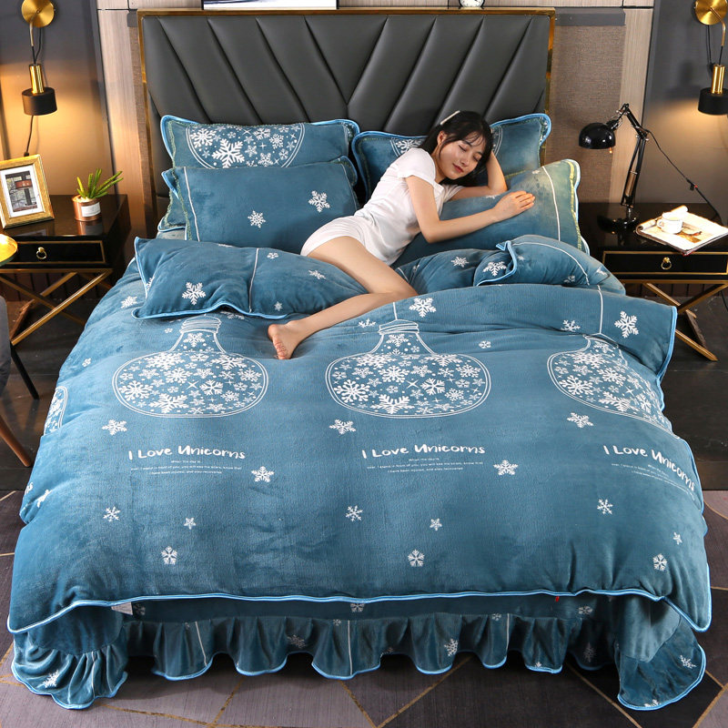 2026年冬季选床品？博洋家纺新中式牛奶绒四件套值不值得入手？