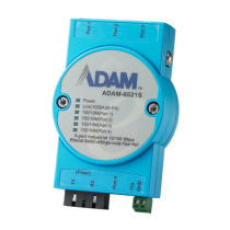 Advantech ADAM-6521S 4 x 10 100Mbps Ethernet ports and 1 single-mode fiber optic port