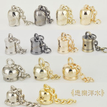 Upscale bags accessories Metal hanging bell Pendant Accessories Flow Suhat Pendant Bell Bag Five Gold Accessories Woven With Buckle