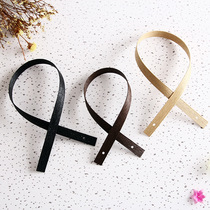  Ten-strand paper row rope high-end cowhide wide portable rope tote bag perforated paper row rope environmental protection wide portable rope