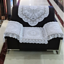 Business Meeting Office Lace Sofa Backrest Armrest Towels Merchia Reception Single White Sofa Cushion Cover