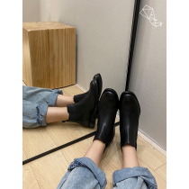 Mud brothers shop explosion resurrected the real Chelsea Boots Upgraded version of the foot thin cowhide Martin motorcycle boots