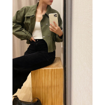 Mud brothers shop humanities retro sense denim jacket profile is thin casual frock loose autumn and winter jacket