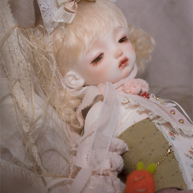 DollZone cinnamon 4 points bjd doll rabbit forest animal body DZ official original SD doll genuine hand