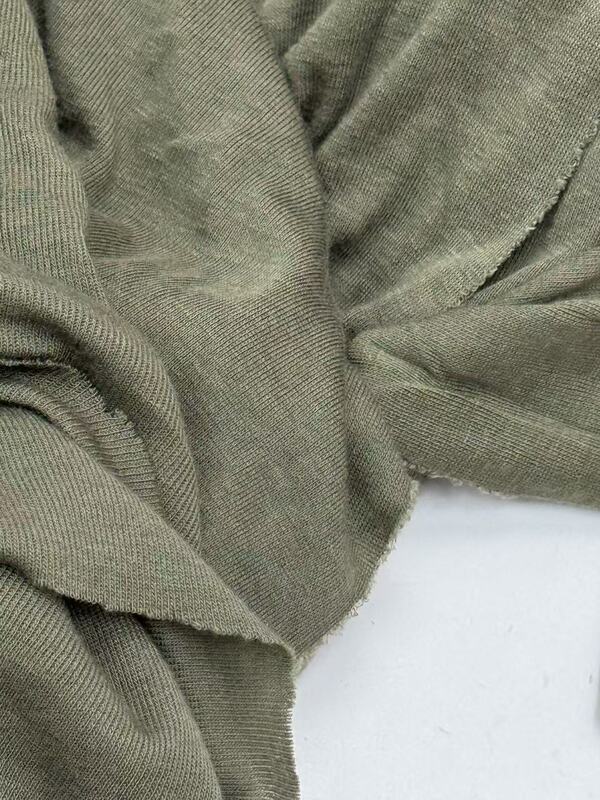 180 Width 275g Green Ribbed Knitted Wool Clothing Fabric 180 Width 275g Green Ribbed Knitted Wool Clothing Fabric