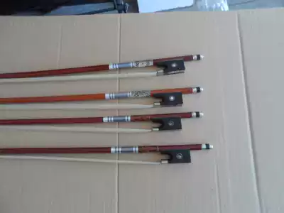 Mid-range corner violin square bow round bow inlaid color Dianwang bag python leather Mongolian horsetail elasticity is good