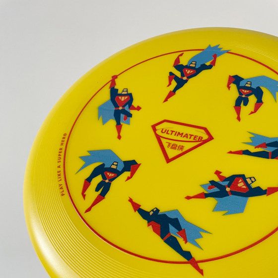 Frisbee League Ultimate Frisbee Man Superman Professional Competition 175g Standard Adult Outdoor Sports Training Leisure