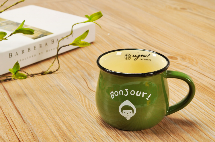Cốc ăn sáng cốc cốc cốc cà phê lớn cốc sữa cốc nước cá nhân Cup trà Cup lưu niệm - Tách bình nấu nước giữ nhiệt