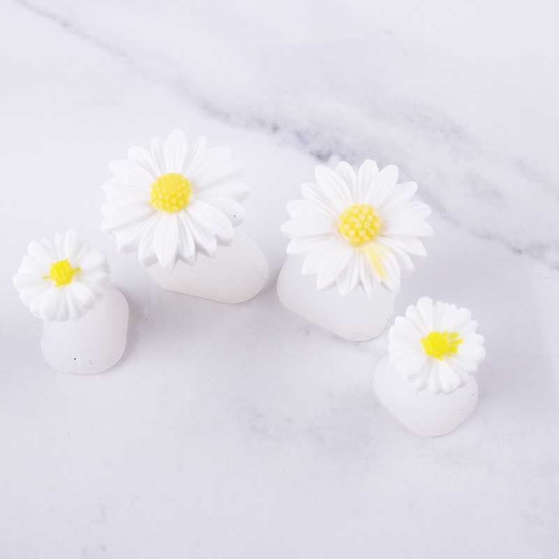Nhật Bản Làm móng tay Silicone Bộ tách ngón chân Daisy Daisy Khoan Công cụ làm móng tách - Công cụ Nail bộ làm nail tại nhà