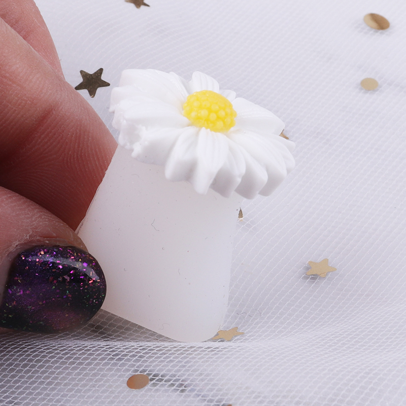 Nhật Bản Làm móng tay Silicone Bộ tách ngón chân Daisy Daisy Khoan Công cụ làm móng tách - Công cụ Nail bộ làm nail tại nhà