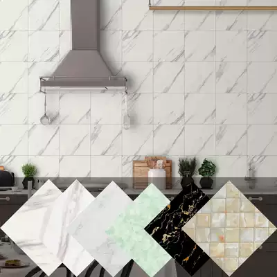 Living room marble floor stickers three-dimensional wear-resistant thick self-adhesive floor tiles sticker bathroom waterproof room tile sticker paper