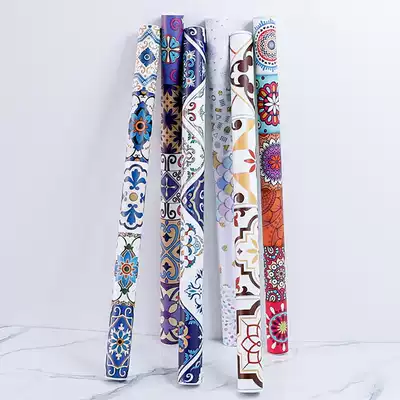 Makeup room sticker waterproof wall sticker bathroom refurbished waterproof tile sticker self-adhesive kitchen wallpaper oil-proof wall sticker