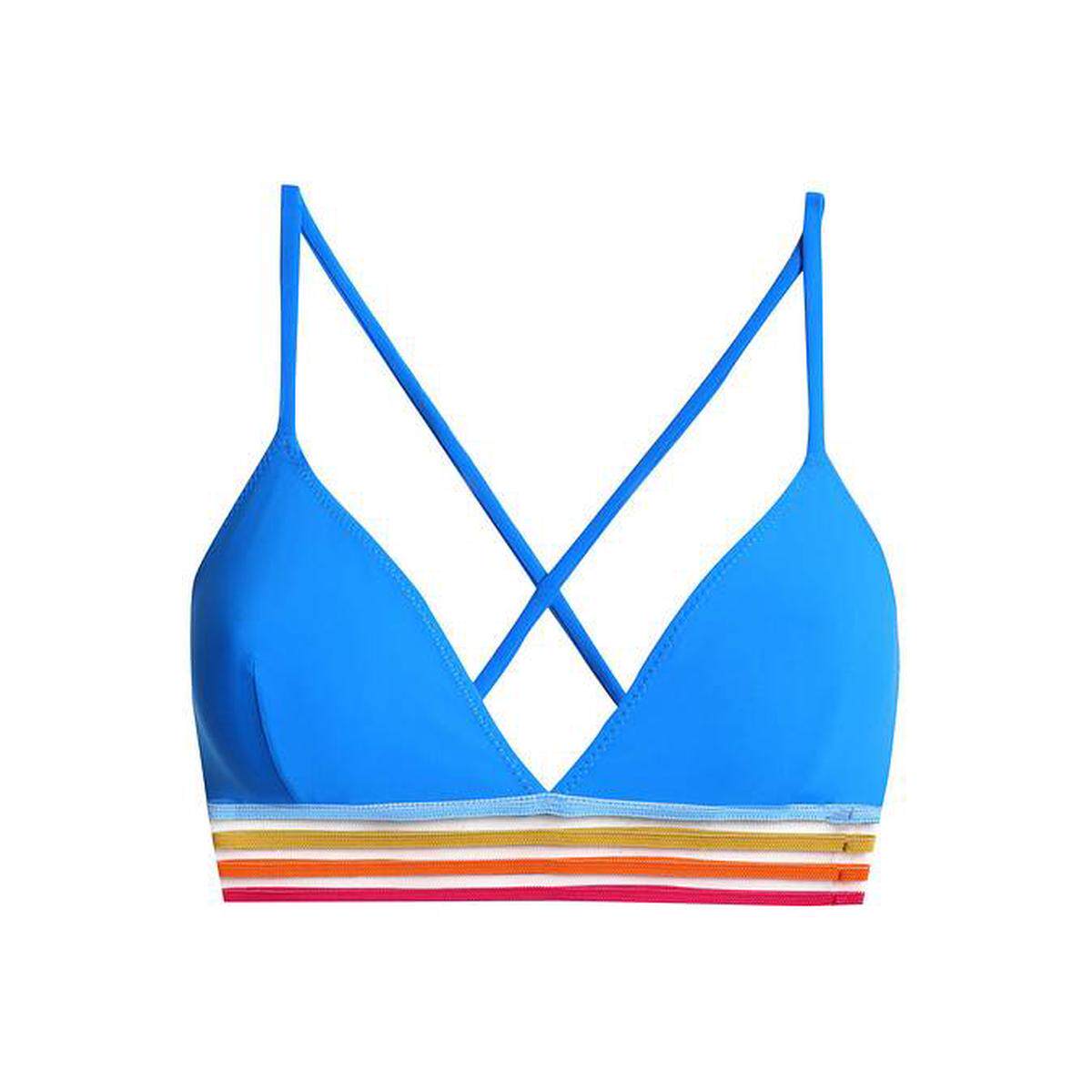 Emma Pake Ines Net Yarn Edge Triangle Bikini Top 2022 New Spring Summer Ladies Luxury