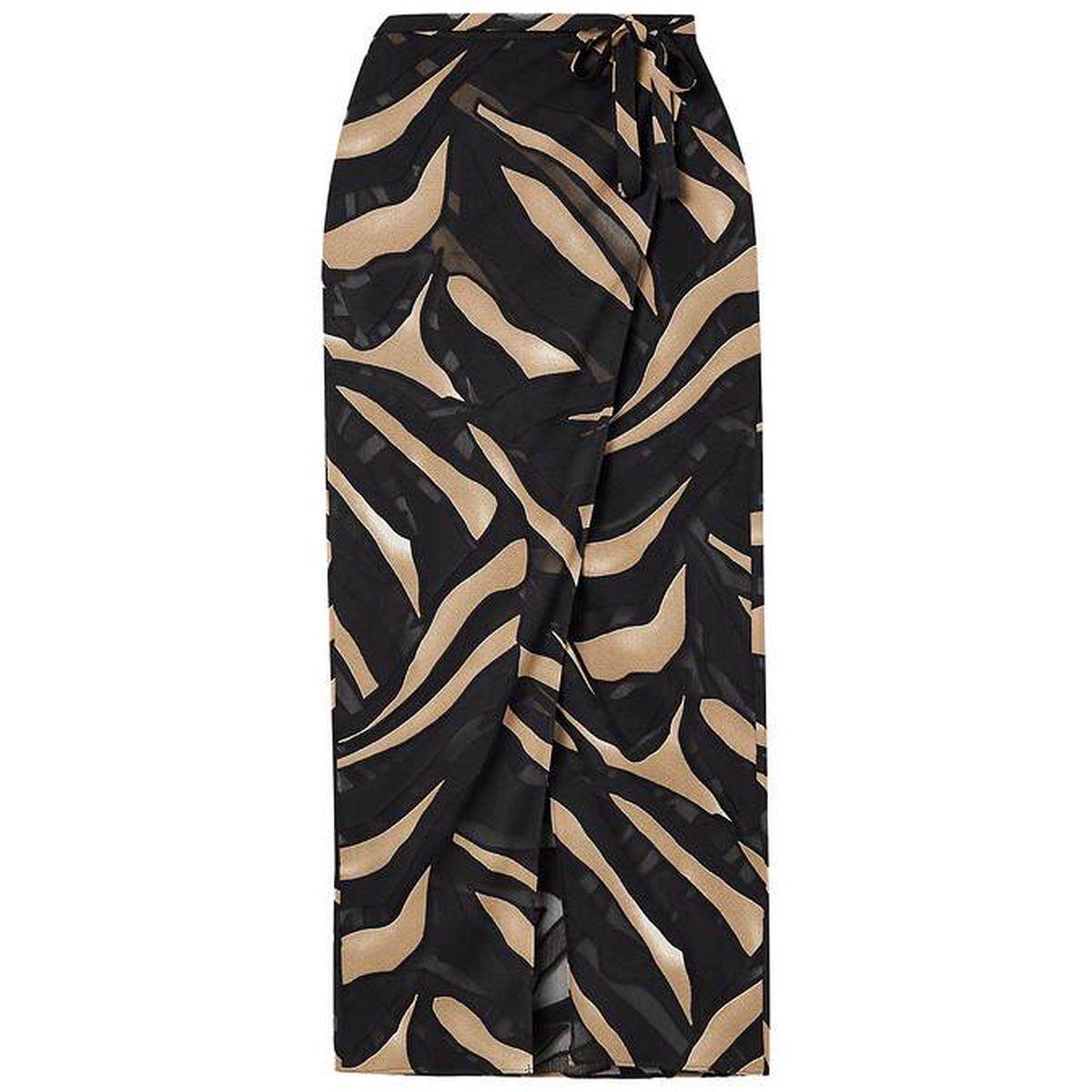 Lisa Marie Fernandez Devore-Crepe Zebra Wrap Dress 2022 New Spring Summer Lady