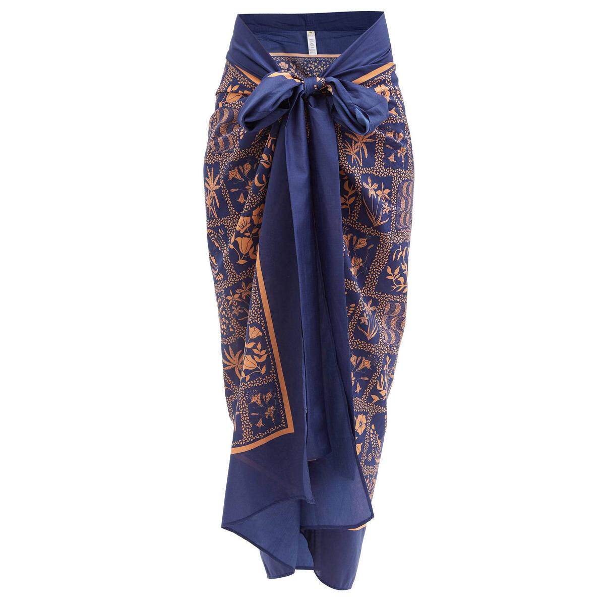 Agua by Agua Bendita Lavanda printed soft glutinous yarn cage 2022 new spring summer ladies